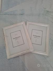 Coppia Cornici Portafoto 18x24 in legno  - Nuovo