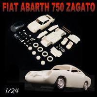 Abarth  Fiat 750 Coupe Zagato 1/24  kit completo !