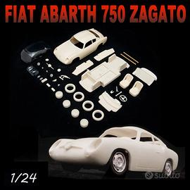 Abarth  Fiat 750 Coupe Zagato 1/24  kit completo !