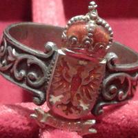 Anello WW1 KUK Tirolo Landesschützen Raro