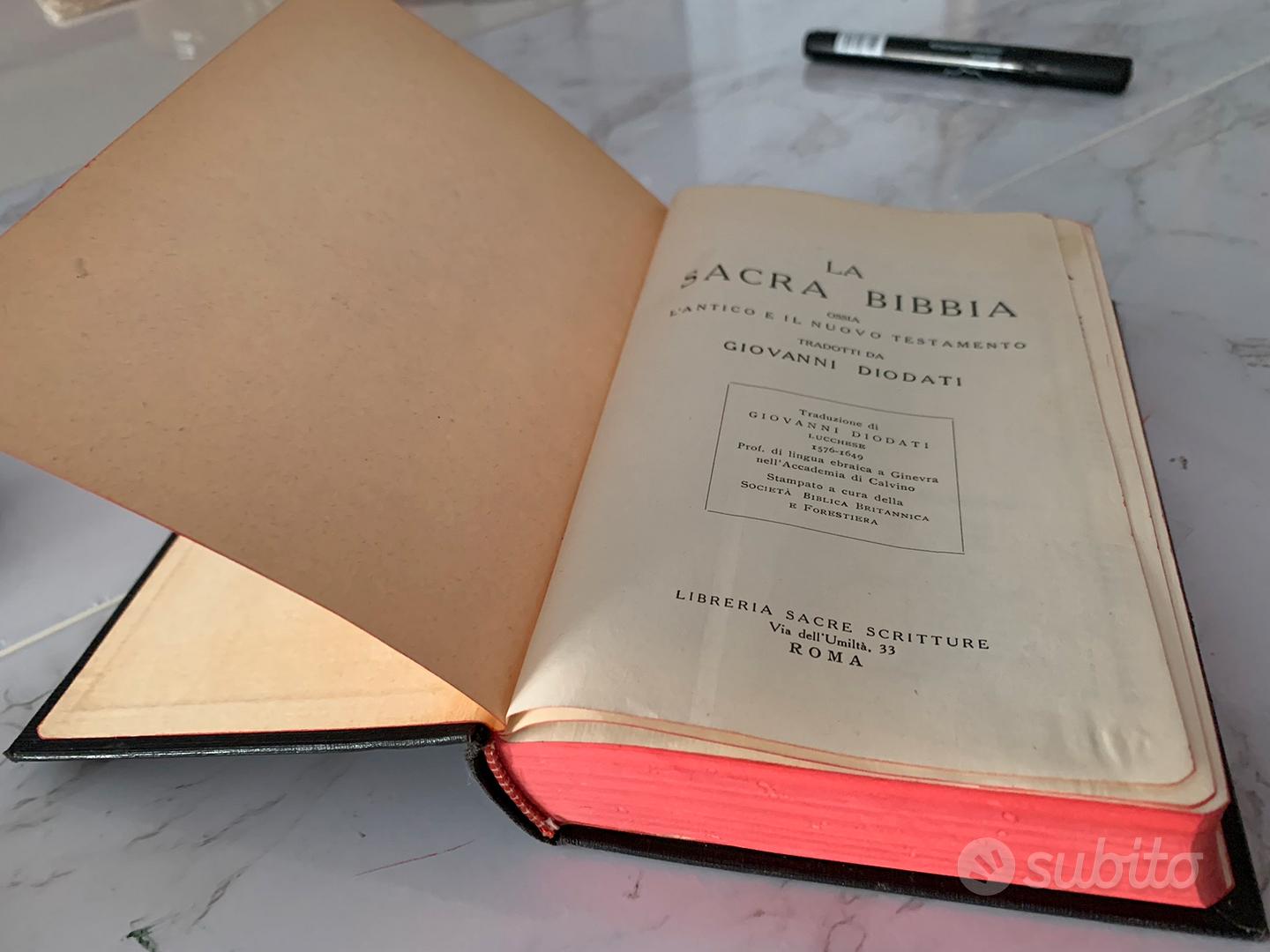 La Sacra Bibbia - Giovanni Diodati - Libri e Riviste In vendita a Monza e  della Brianza