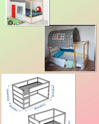letto Ikea kura