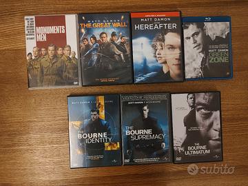 6 DVD + 1 blu ray Matt Damon