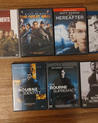 6 DVD + 1 blu ray Matt Damon