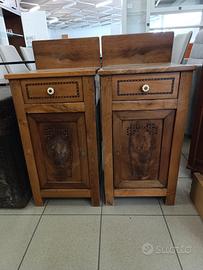 coppia splendidi comodini d' epoca
