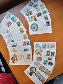 Lotto 16 buste FDC ed. Roma Italia - Vaticano