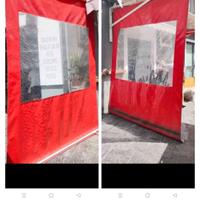 tende impermeabili laterali avvolgibili 