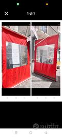 tende impermeabili laterali avvolgibili 
