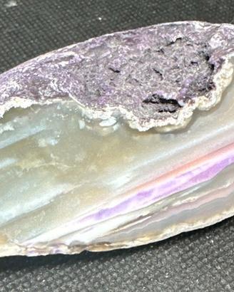 Minerale Geode Agata "Purple Waterline Banded"