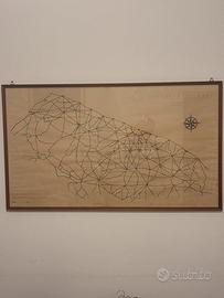 Carta geografica provincia di bari