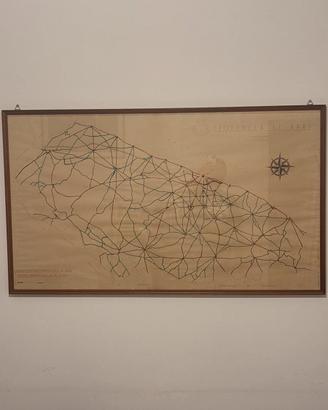 Carta geografica provincia di bari