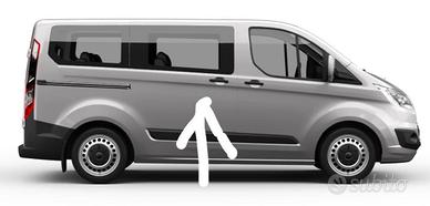 Vetro laterale ford transit custom