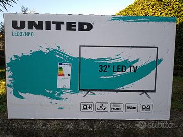 TV LED 32 Pollici United Modello 32H60 Nuovo