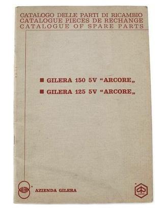 Catalogo ricambi Gilera Arcore 5 Velocità
