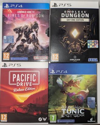 Lotto 33 Giochi PS5 / PS4 (con edizioni speciali)