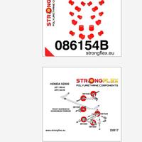 kit boccole strong Flex completo Honda s2000 ap2