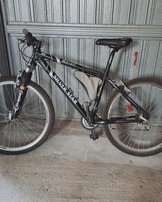 bicicletta nero shimano silver star