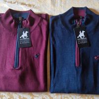  2 Maglioni primaverili/autunnali bordeaux e blu