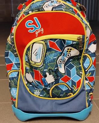 Zaino Trolley Sj gang rosso e blu 