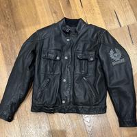 Giacca Moto Belstaff Pelle Taglia L con Protezioni
