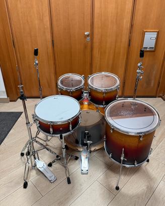 Batteria acustica Pearl Export + custodie