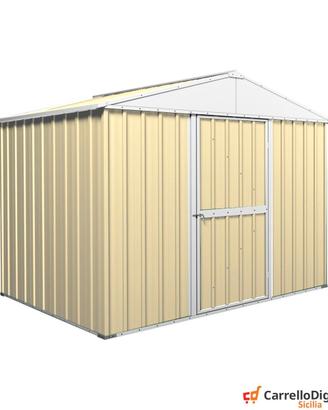 Box baracca lamiera Acciaio 275x175cm avorio