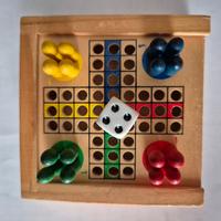 gioco Tascabile LUDO in legno