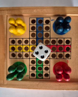 gioco Tascabile LUDO in legno