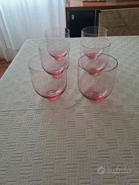 Bicchieri vetro Nason Moretti Murano