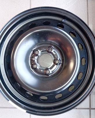 KIT CERCHI IN FERRO 15" 5 FORI FIAT PUNTO