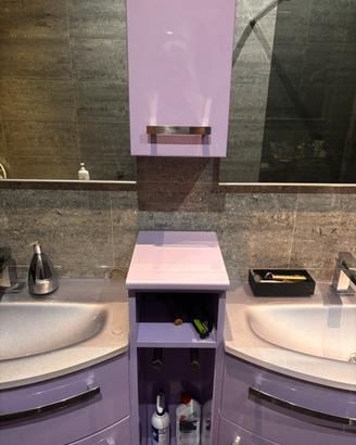 Mobile doppio bagno con specchio