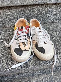 Superga x Disney Mickey Mouse Sneaker Tela Tg34