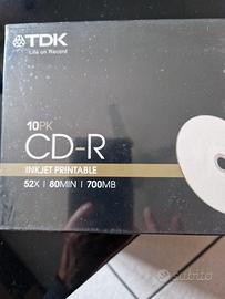 10 cd inkjet printable TDK