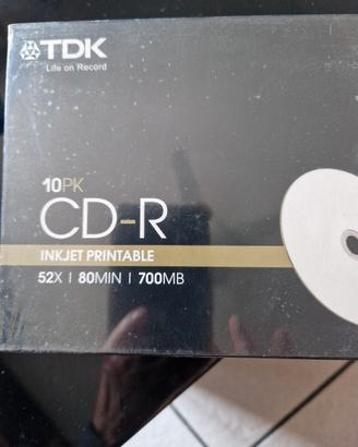 10 cd inkjet printable TDK