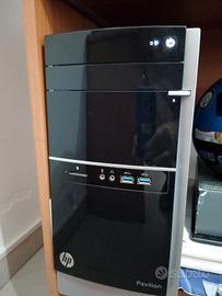 computer  , monitor Samsung,  resto HP 