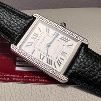 Cartier Tank Solo XL full set Custom  Brilli