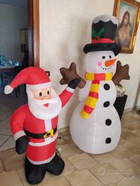 Babbo Natale gonfiabile pupazzo di neve gonfiabile