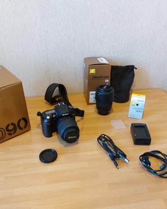 NIKON D90 + 18.55 Nikkor VR e 55-200 Nikkor VR