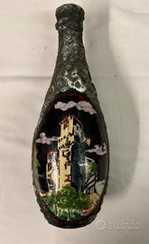 Bottiglia liquore sigillata da collezione anni 50