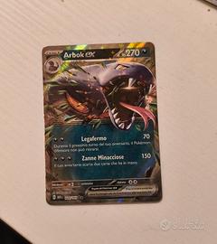 carta Pokémon arbok ex 151