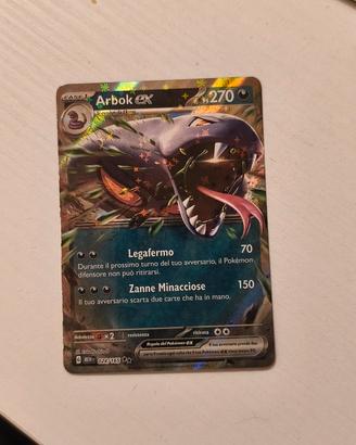 carta Pokémon arbok ex 151
