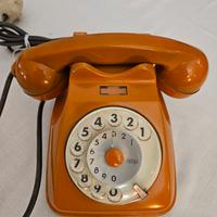 telefono disco rotella vintage fatme verniciato 
