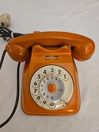 telefono disco rotella vintage fatme verniciato 