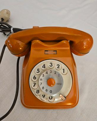 telefono disco rotella vintage fatme verniciato 
