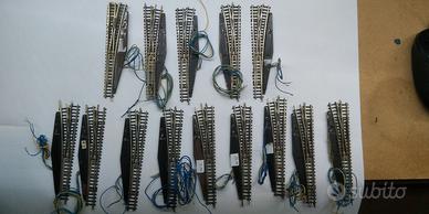 Lotto di 14 scambi Marklin scala Z usati