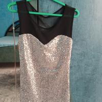 abiti cerimonia donna con strass e giacchino