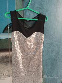 abiti cerimonia donna con strass e giacchino