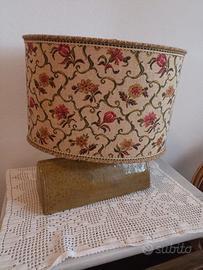 lampada abat jour comodino stile antico