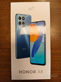 Honor X8 5g - Ocean Blue NUOVO + Bumper