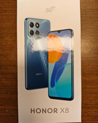 Honor X8 5g - Ocean Blue NUOVO + Bumper